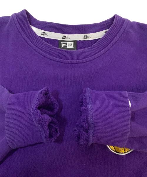 New Era（ニューエラ）New Era (ニューエラ) X-LARGE (エクストララージ) スウェット パープル サイズ:Mの古着・服飾アイテム