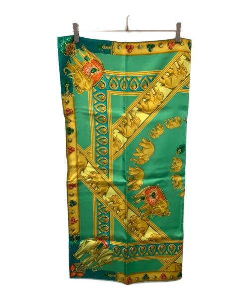 Cartier（カルティエ）Cartier (カルティエ) スカーフ グリーンの古着・服飾アイテム