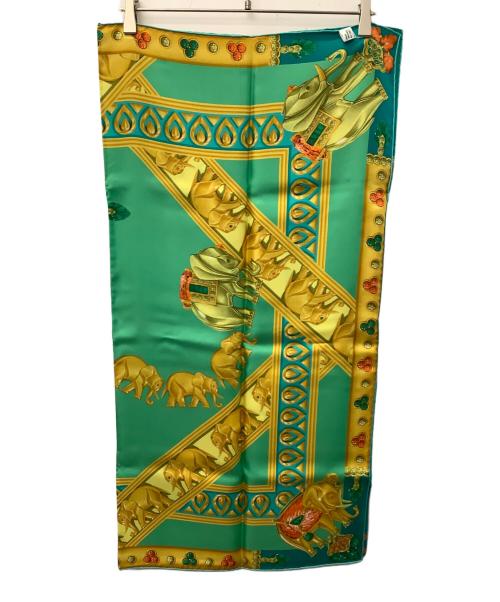 Cartier（カルティエ）Cartier (カルティエ) スカーフ グリーンの古着・服飾アイテム