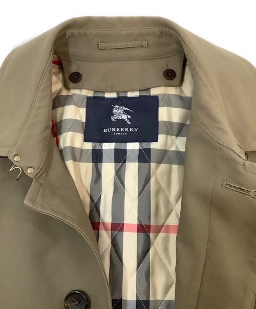 BURBERRY LONDON（バーバリーロンドン）BURBERRY LONDON (バーバリーロンドン) ライナー付ステンカラーコート オリーブ サイズ:XLの古着・服飾アイテム
