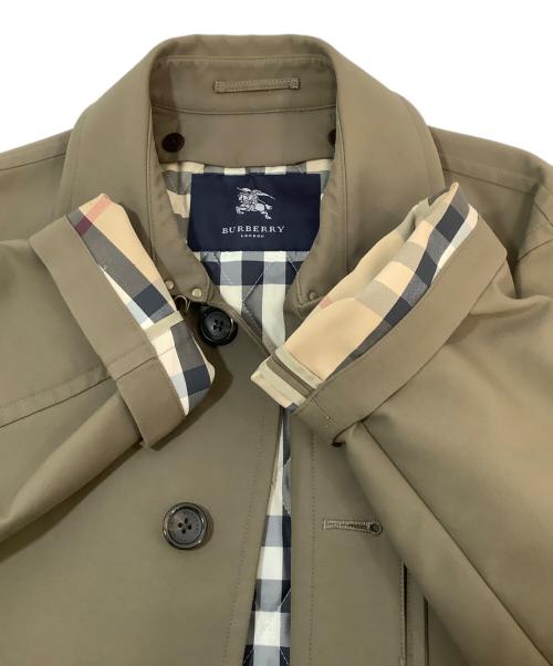BURBERRY LONDON（バーバリーロンドン）BURBERRY LONDON (バーバリーロンドン) ライナー付ステンカラーコート オリーブ サイズ:XLの古着・服飾アイテム