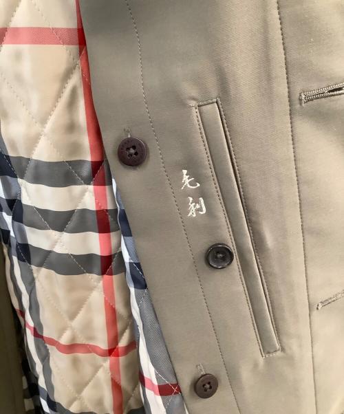 BURBERRY LONDON（バーバリーロンドン）BURBERRY LONDON (バーバリーロンドン) ライナー付ステンカラーコート オリーブ サイズ:XLの古着・服飾アイテム