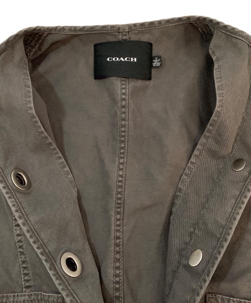 COACH（コーチ）COACH (コーチ) ガーメントダイドショーツ グレー サイズ:2の古着・服飾アイテム