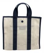 A.P.C.アーペーセー）の古着「メッシュバッグ」｜ホワイト×ネイビー