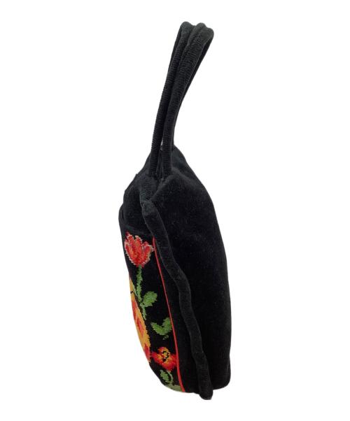 FEILER（フェイラー）FEILER (フェイラー) ハンドバッグ ブラックの古着・服飾アイテム