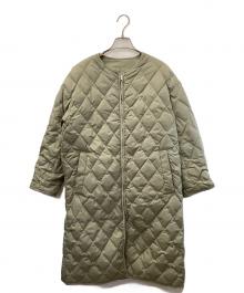 U.A. GreenLabelRelaxing（ユナイテッドアローズグリーンレーベル リラクシング）の古着「キルティングコート」｜グリーン