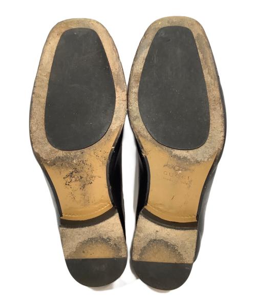 GUCCI（グッチ）GUCCI (グッチ) ビットローファー ブラック サイズ:25cmの古着・服飾アイテム