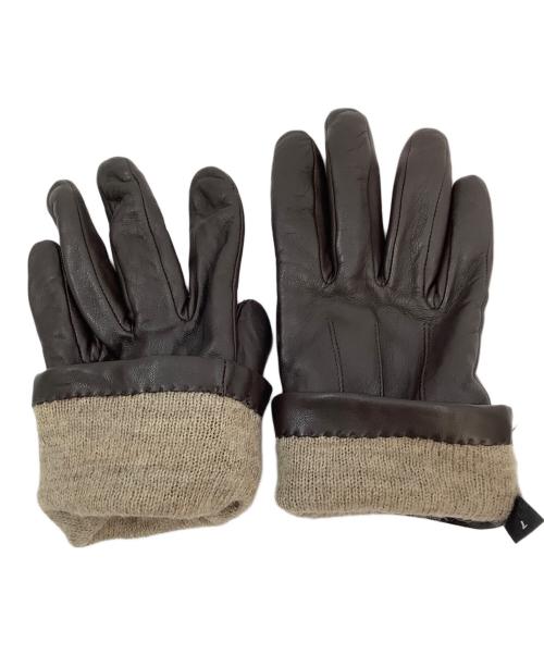 COACH（コーチ）COACH (コーチ) 革手袋 ブラウン サイズ:17㎝の古着・服飾アイテム