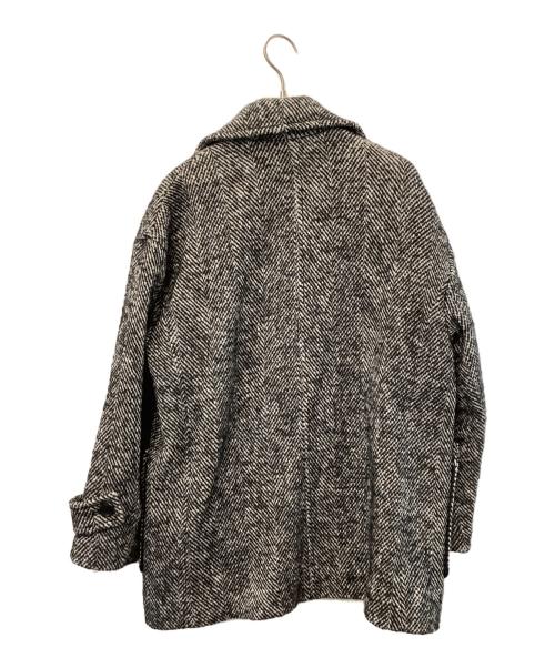 JOURNAL STANDARD relume（ジャーナルスタンダード レリューム）JOURNAL STANDARD relume (ジャーナルスタンダード レリューム) Pコート ブラック サイズ:Sの古着・服飾アイテム