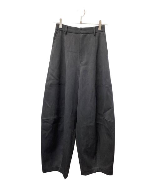 Curensology（カレンソロジー）Curensology (カレンソロジー) TWダブルクロスパンツワイドパンツ ブラック サイズ:SIZE 36の古着・服飾アイテム