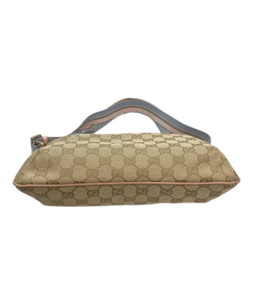 GUCCI（グッチ）GUCCI (グッチ) ショルダーバッグ ベージュ×ピンクの古着・服飾アイテム