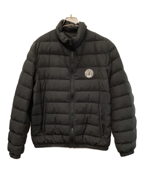 VERSACE（ヴェルサーチェ）VERSACE (ヴェルサーチェ) ダウンジャケット ブラック サイズ:48の古着・服飾アイテム