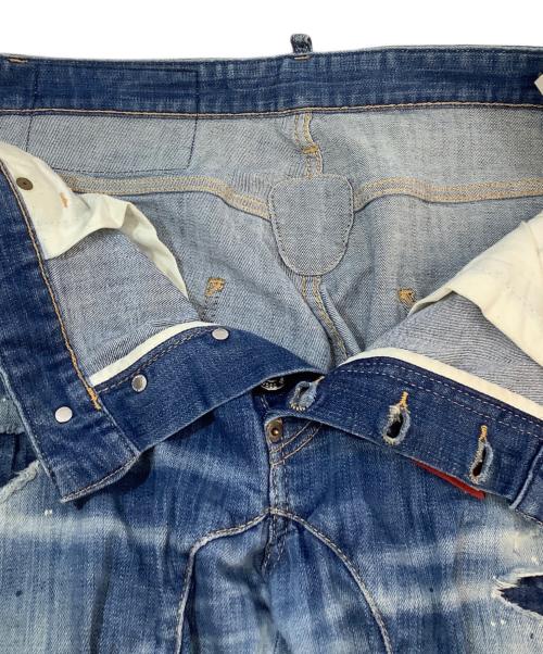 DSQUARED2（ディースクエアード）DSQUARED2 (ディースクエアード) デニムパンツ インディゴ サイズ:52の古着・服飾アイテム