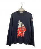 MONCLERモンクレール）の古着「長袖カットソー」｜ネイビー