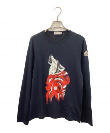 MONCLER（モンクレール）の古着「長袖カットソー」｜ネイビー