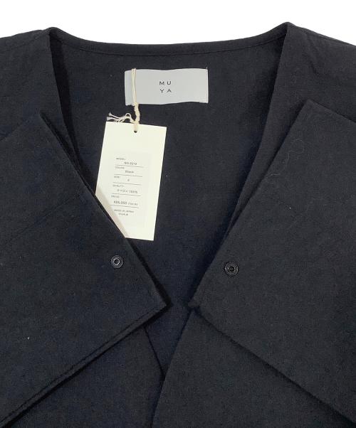 MUYA（ムヤ）MUYA (ムヤ) リバリーコート ブラック サイズ:2 未使用品の古着・服飾アイテム