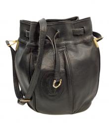 Cartier（カルティエ）の古着「巾着ショルダーバッグ」｜ブラック