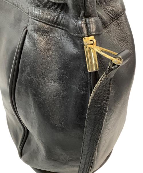 Cartier（カルティエ）Cartier (カルティエ) 巾着ショルダーバッグ ブラックの古着・服飾アイテム