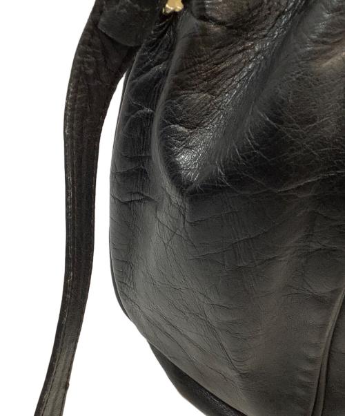 Cartier（カルティエ）Cartier (カルティエ) 巾着ショルダーバッグ ブラックの古着・服飾アイテム