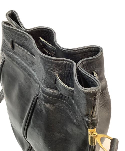 Cartier（カルティエ）Cartier (カルティエ) 巾着ショルダーバッグ ブラックの古着・服飾アイテム