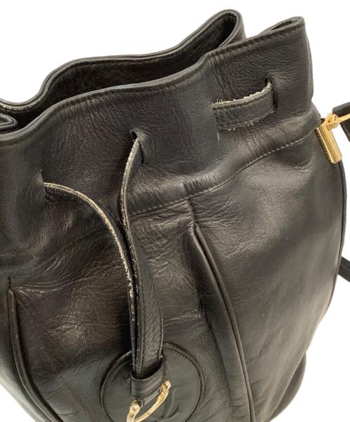 Cartier（カルティエ）Cartier (カルティエ) 巾着ショルダーバッグ ブラックの古着・服飾アイテム