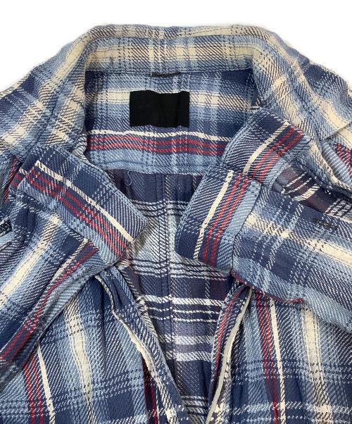 Junhashimoto（ジュンハシモト）Junhashimoto (ジュンハシモト) 長袖シャツ ブルー サイズ:3の古着・服飾アイテム