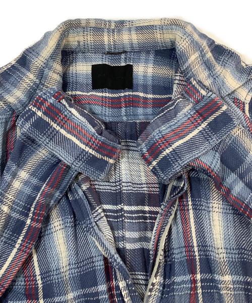 Junhashimoto（ジュンハシモト）Junhashimoto (ジュンハシモト) 長袖シャツ ブルー サイズ:3の古着・服飾アイテム