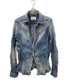 Junhashimoto×ATTACHMENT（ジュンハシモト×アタッチメント）の古着「長袖シャツ」｜インディゴ