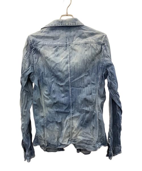 Junhashimoto（ジュンハシモト）Junhashimoto (ジュンハシモト) ATTACHMENT (アタッチメント) 長袖シャツ インディゴ サイズ:4の古着・服飾アイテム