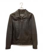 Eddie Bauerエディーバウアー）の古着「レザージャケット」｜ブラウン