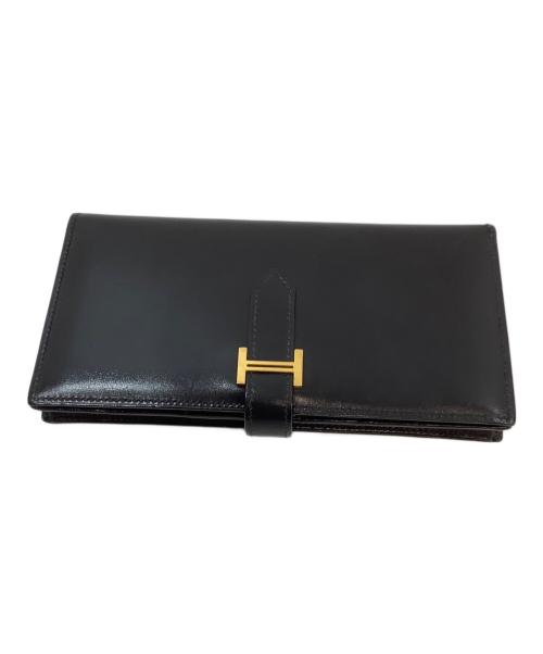 HERMES（エルメス）HERMES (エルメス) 長財布 ブラックの古着・服飾アイテム