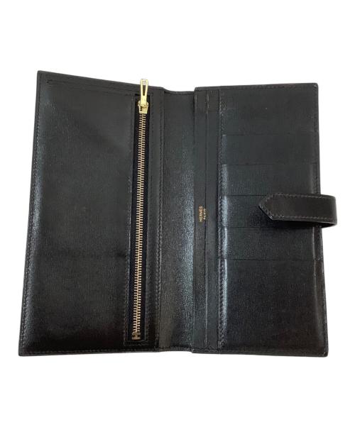 HERMES（エルメス）HERMES (エルメス) 長財布 ブラックの古着・服飾アイテム