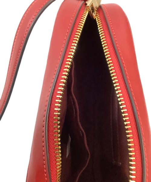 COACH（コーチ）COACH (コーチ) ショルダーバッグ レッド×ブラウンの古着・服飾アイテム