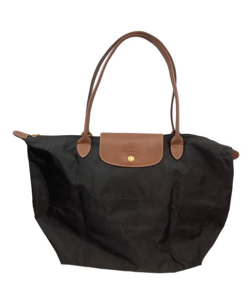 LONGCHAMP（ロンシャン）LONGCHAMP (ロンシャン) ショルダーバッグ ブラックの古着・服飾アイテム
