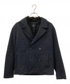 LACOSTEラコステ）の古着「襟リブテーラードジャケット」｜グレー