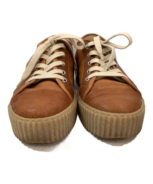 MM6 Maison Margiela（エムエムシックスメゾンマルジェラ）MM6 Maison Margiela (エムエムシックスメゾンマルジェラ) スニーカー ブラウン サイズ:24cmの古着・服飾アイテム