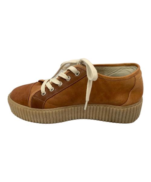 MM6 Maison Margiela（エムエムシックスメゾンマルジェラ）MM6 Maison Margiela (エムエムシックスメゾンマルジェラ) スニーカー ブラウン サイズ:24cmの古着・服飾アイテム