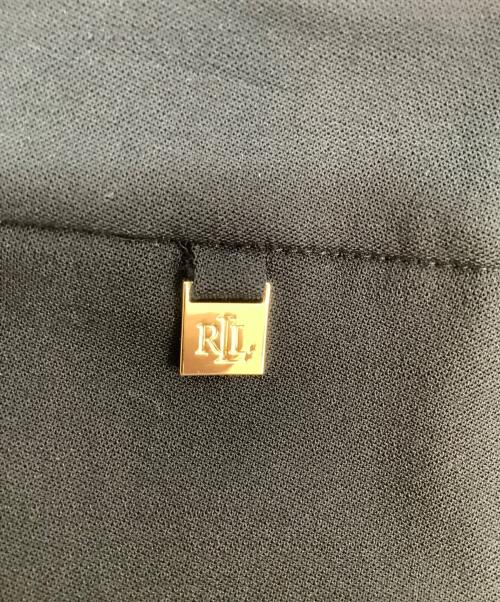 RALPH LAUREN（ラルフローレン）RALPH LAUREN (ラルフローレン) センタープレスパンツ ブラック サイズ:2の古着・服飾アイテム