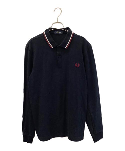 FRED PERRY（フレッドペリー）FRED PERRY (フレッドペリー) ポロシャツ ネイビー サイズ:Lの古着・服飾アイテム
