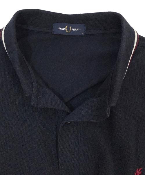 FRED PERRY（フレッドペリー）FRED PERRY (フレッドペリー) ポロシャツ ネイビー サイズ:Lの古着・服飾アイテム