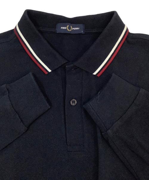 FRED PERRY（フレッドペリー）FRED PERRY (フレッドペリー) ポロシャツ ネイビー サイズ:Lの古着・服飾アイテム