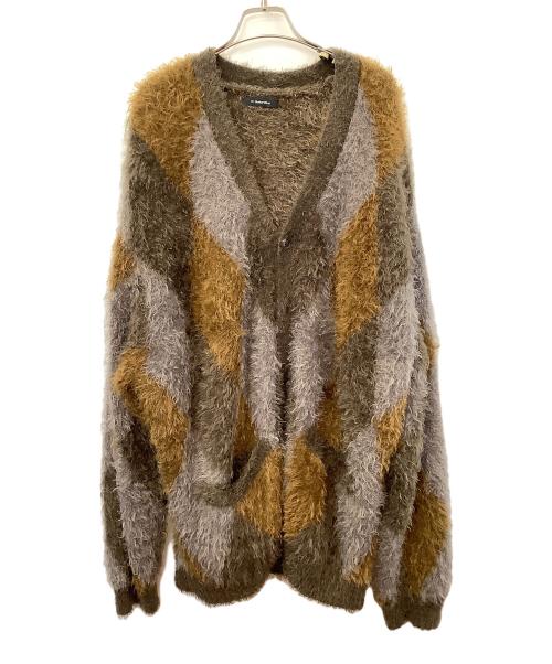 NUMBER (N)INE（ナンバーナイン）NUMBER (N)INE (ナンバーナイン) 厚手カーディガン ブラウン サイズ:4の古着・服飾アイテム