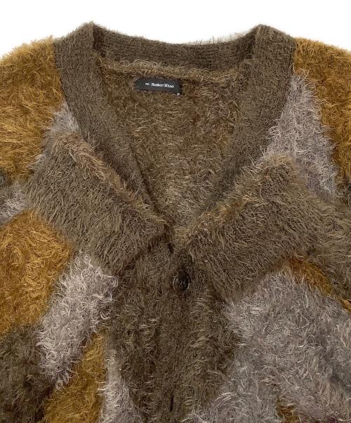 NUMBER (N)INE（ナンバーナイン）NUMBER (N)INE (ナンバーナイン) 厚手カーディガン ブラウン サイズ:4の古着・服飾アイテム