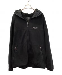 New Era（ニューエラ）の古着「フルジップフーディー フリースジャケット」｜ブラック