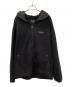 New Era（ニューエラ）の古着「フルジップフーディー フリースジャケット」｜ブラック