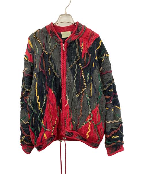 Coogi（クージー）Coogi (クージー) ニットカーディガン マルチカラー サイズ:Mの古着・服飾アイテム