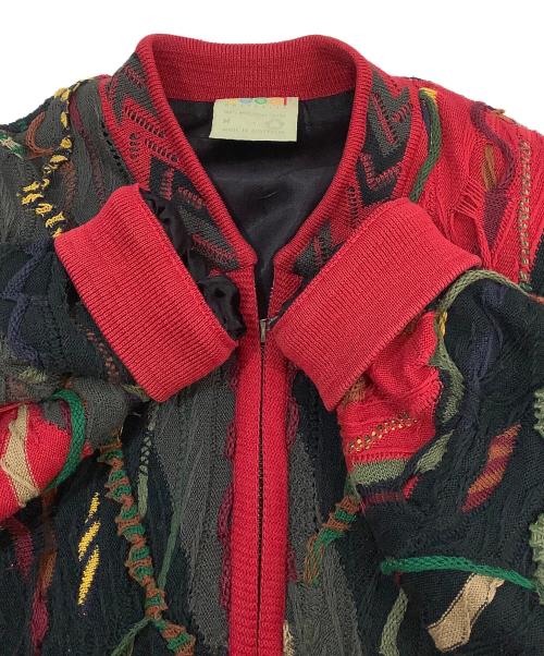 Coogi（クージー）Coogi (クージー) ニットカーディガン マルチカラー サイズ:Mの古着・服飾アイテム