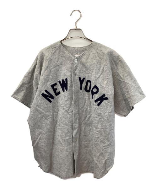 EMPIRE（エンパイア）EMPIRE (エンパイア) ベースボールシャツ グレー サイズ:Lの古着・服飾アイテム