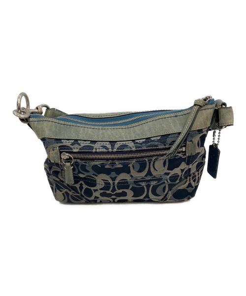 COACH（コーチ）COACH (コーチ) ショルダーバッグ ネイビーの古着・服飾アイテム