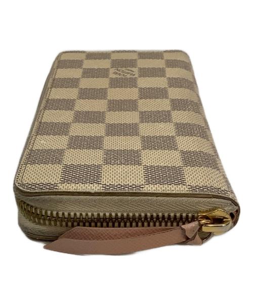 LOUIS VUITTON（ルイ ヴィトン）LOUIS VUITTON (ルイ ヴィトン) ポルトフォイユ・クレマンス ホワイト×ピンクの古着・服飾アイテム